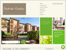 Tablet Screenshot of parkridgegardens.net